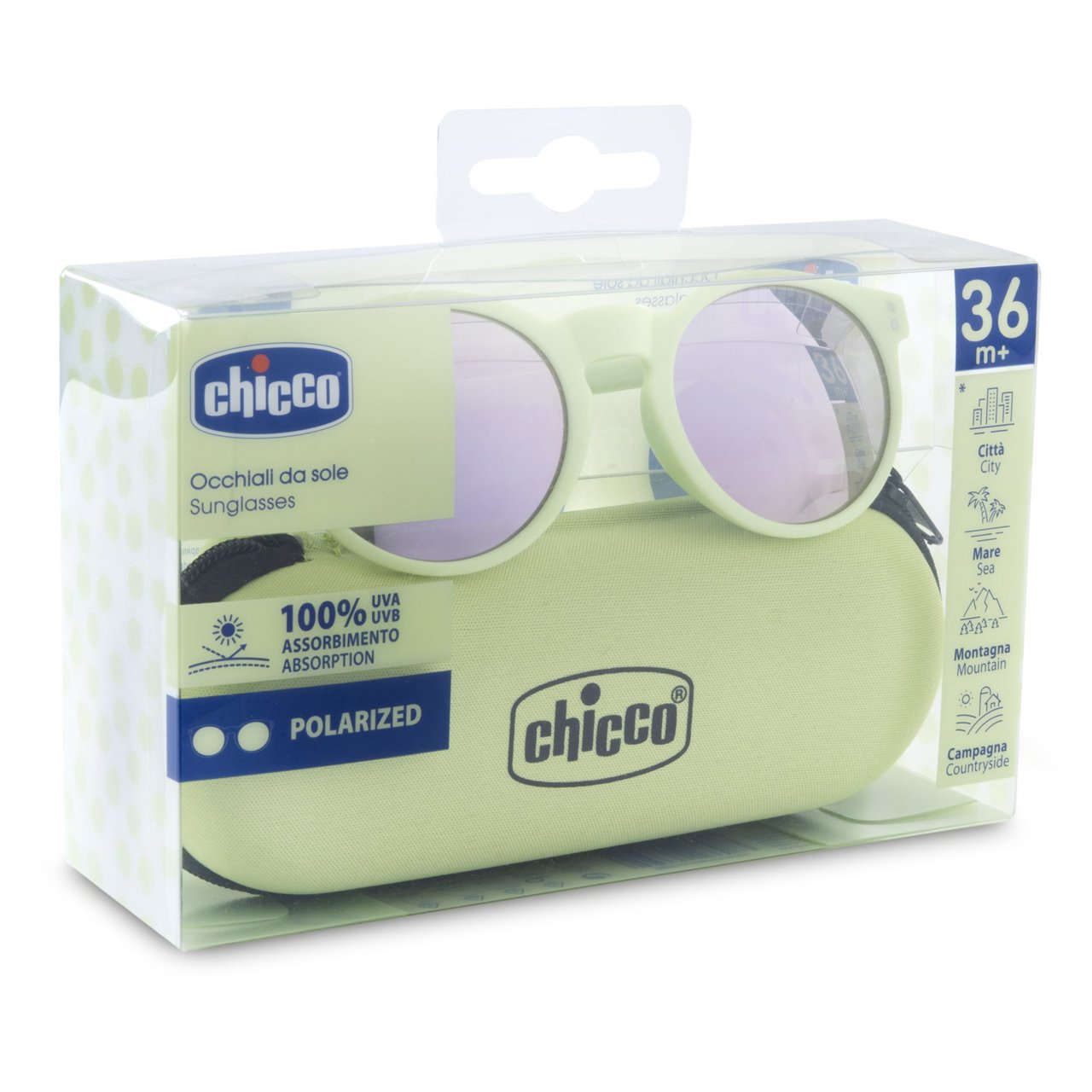 Chicco ochelari de soare polarizati si protectie UVA/UVB 36m+ Yellow