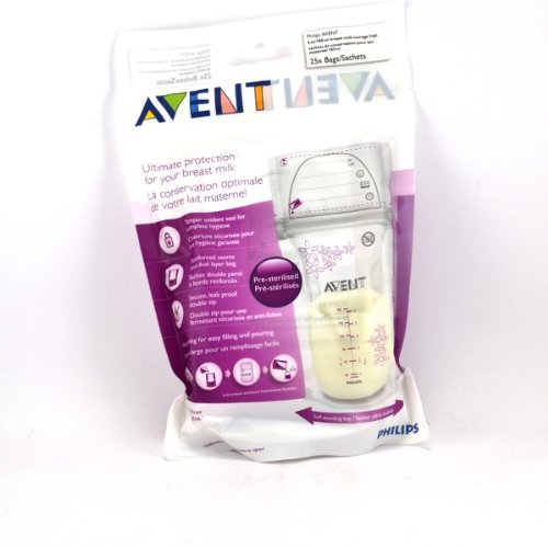 Philips Avent Pungi depozitare lapte matern 25 buc x 180 ml