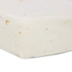 Little Dutch cearsaf cu elastic 60x120 cm Moon and Stars Little Goose