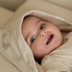 Little Dutch prosop cu gluga 75x75 cm 0m+ Newborn Naturals - Baby Bunny