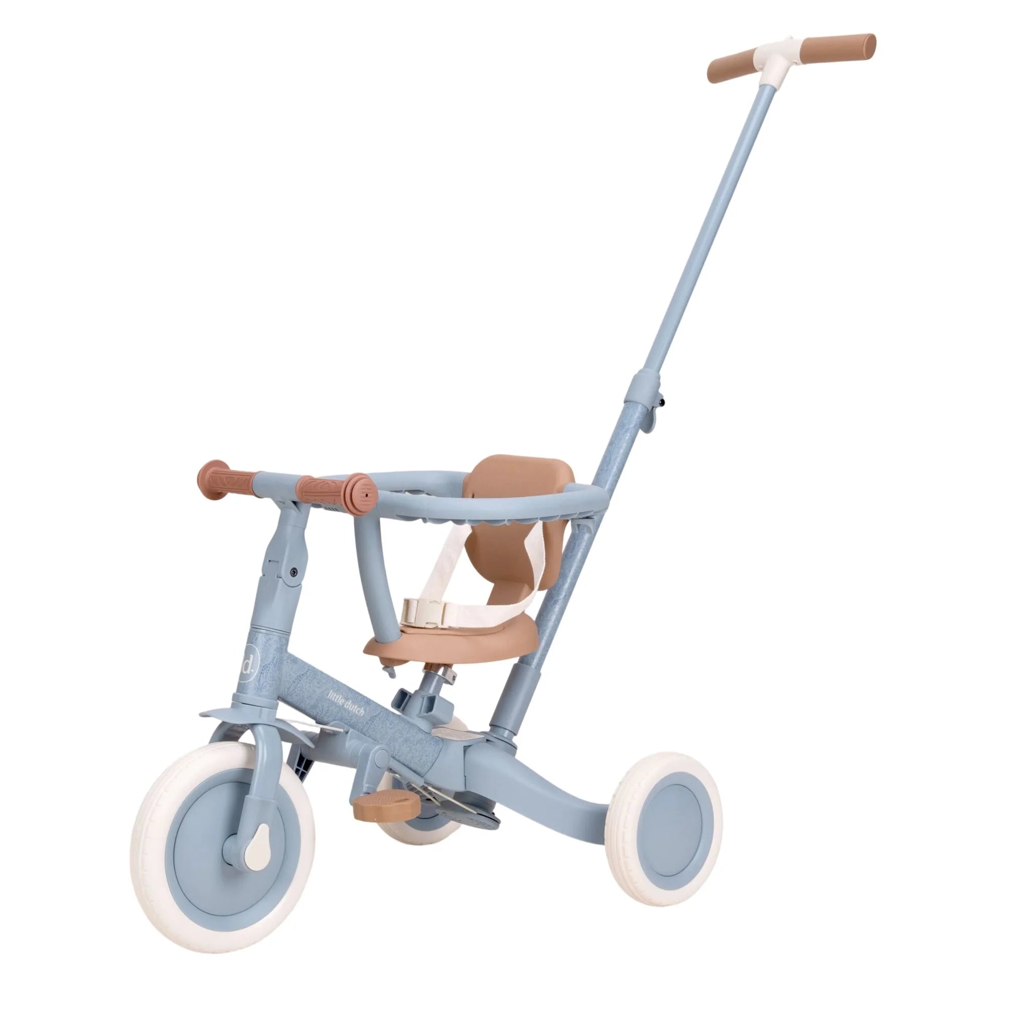 Little Dutch tricicleta 4in1 cu bara de impingere 1-3 ani Blue Imagine principală a produsului