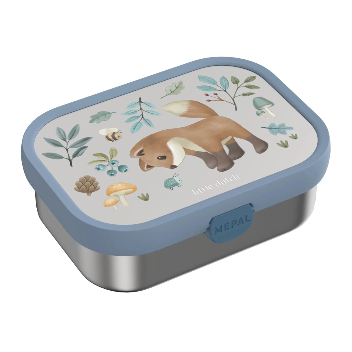 Little Dutch Mepal caserola pentru pranz din otel inoxidabil 3 ani+ Forest Friends