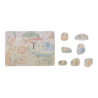 Little Dutch puzzle din lemn FSC cu sunete 12m+ Safari Friends
