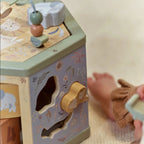 Little Dutch cub de activitati din lemn SFC 18m+ Safari Freinds