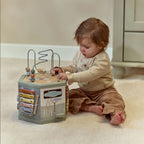 Little Dutch cub de activitati din lemn SFC 18m+ Safari Freinds