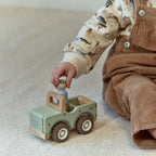 Little Dutch masinuta jeep safari din lemn FSC 18m+ Safari Freinds