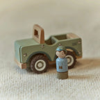 Little Dutch masinuta jeep safari din lemn FSC 18m+ Safari Freinds