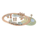 Little Dutch trenlet cu sine din lemn SFC 18m+ Safari Freinds