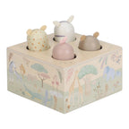 Little Dutch jucarie interactiva muzicala Pop-up din lemn SFC 12m+ Safari Freinds