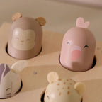 Little Dutch jucarie interactiva muzicala Pop-up din lemn SFC 12m+ Safari Freinds