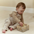Little Dutch jucarie interactiva muzicala Pop-up din lemn SFC 12m+ Safari Freinds