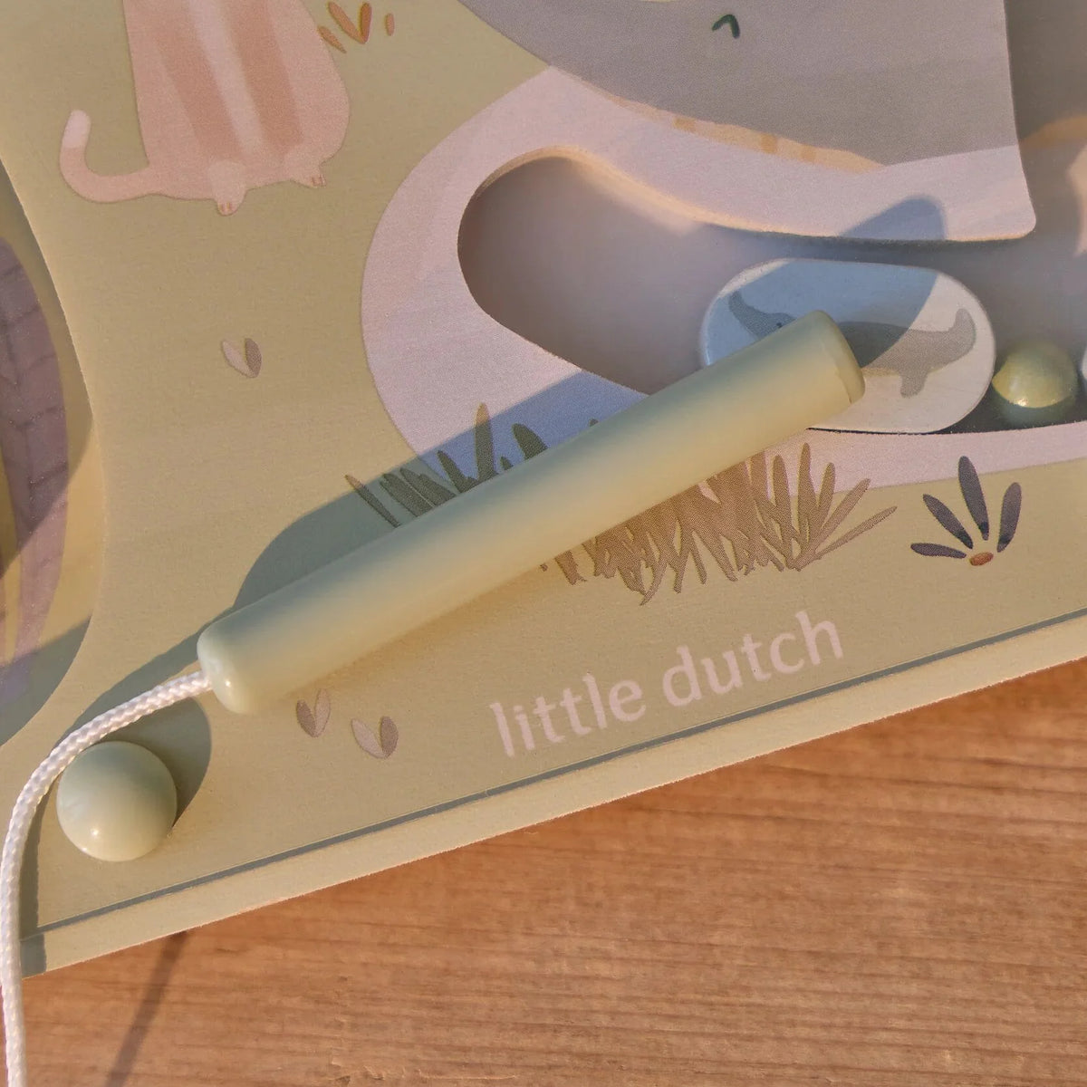 Little Dutch labirint magnetic din lemn FSC 18m+ Safari Friends