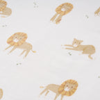 Little Dutch husa pentru saltea de infasat 50x70 cm 0m+ Safari Leo
