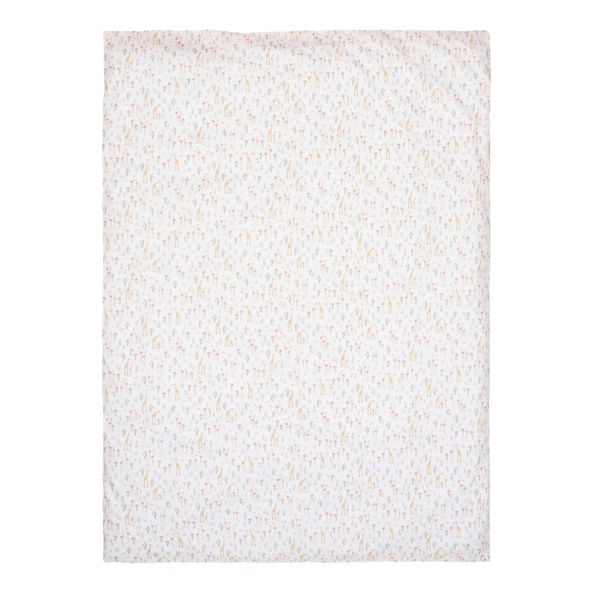 Little Dutch lenjerie pat din bumbac organic 140x110 cm 0m+ Blooming Safari