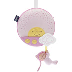 Chicco Proiector muzical pentru patut din lemn Sunset 0m+ Roz
