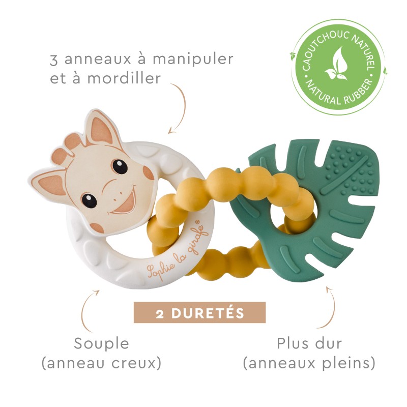 Vulli jucarie dentitie 0m+ Tropical Imagine secundară a produsului