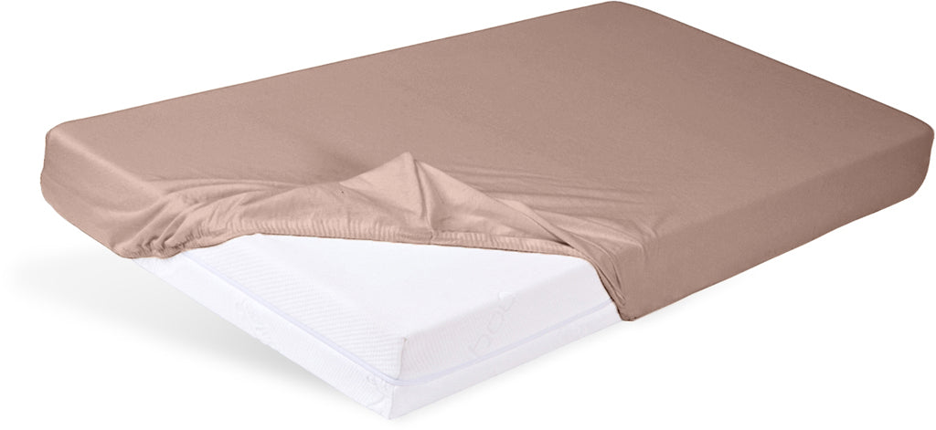 BabyMatex cearsaf cu elastic jersey 60x120 cm Brown Imagine principală a produsului