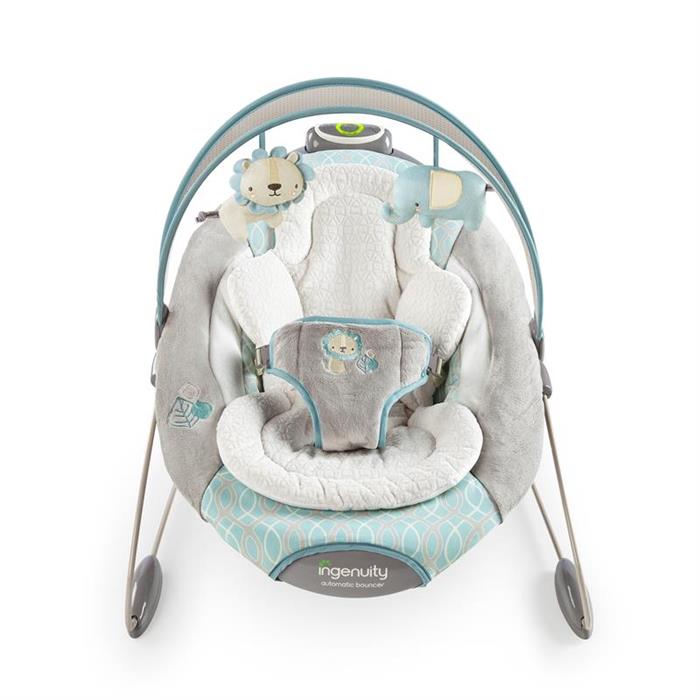 Bright Starts Ingenuity Balansoar cu vibratii SmartBounce Cambridge 0m+ 04