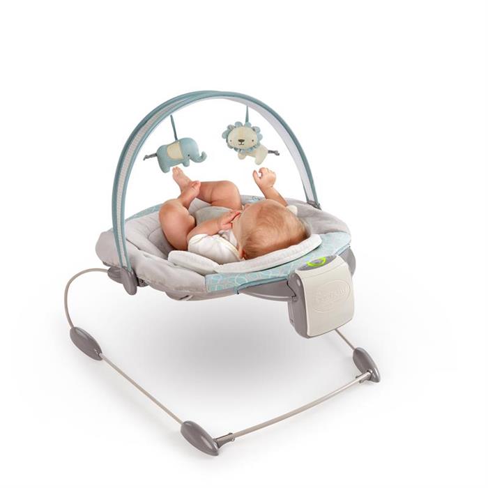 Bright Starts Ingenuity Balansoar cu vibratii SmartBounce Cambridge 0m+ 03