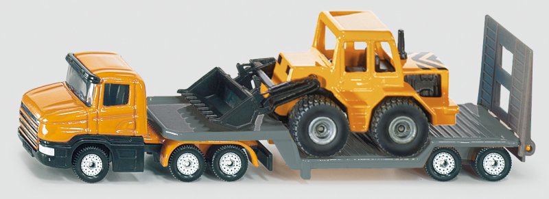Siku Jucarie masinuta Low Loader with Front Loader 3ani+