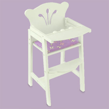 Kidkraft Jucarie Scaun de masa LIL' DOLL HIGH CHAIR 3 ani+