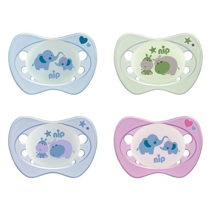 Nip Suzeta silicon Newborn Night Fluorescent pentru 0-2 luni 2buc/set 01