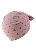 Sterntaler caciulita fete cu nod si imprimeu inimioare protectie UV30+ 4-24 luni 45-51 Salmon Pink
