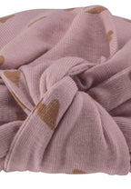 Sterntaler caciulita fete cu nod si imprimeu inimioare protectie UV30+ 4-24 luni 45-51 Salmon Pink