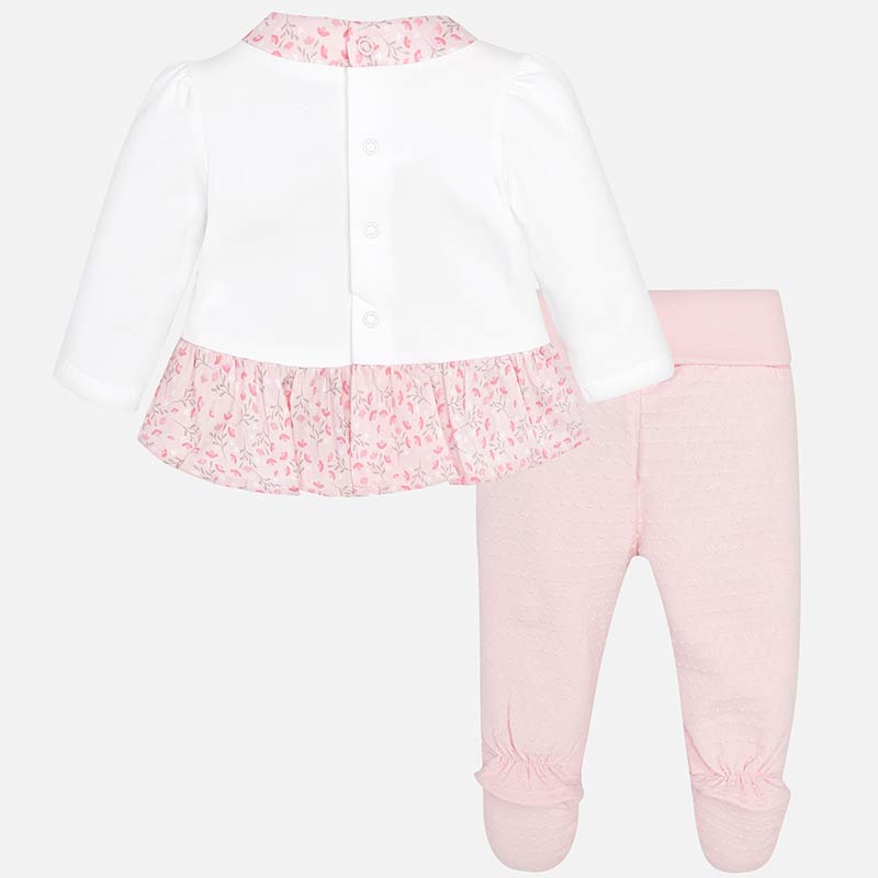 Mayoral compleu fete 2 piese 0-4 luni, Baby pink Imagine secundară a produsului