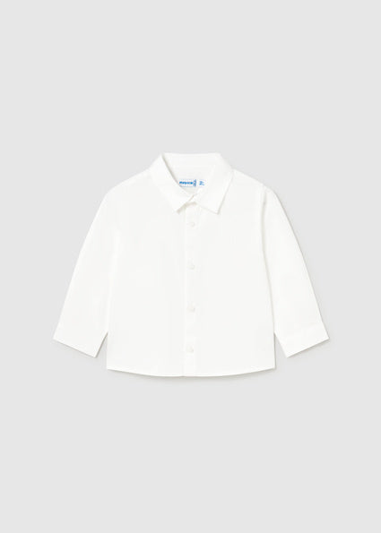 Mayoral camasa baieti basic 12-48 luni Alb