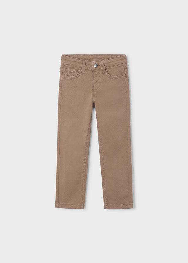 Mayoral pantaloni baieti lungi slim fit cu buzunare 2-10 ani Trufa Imagine principală a produsului