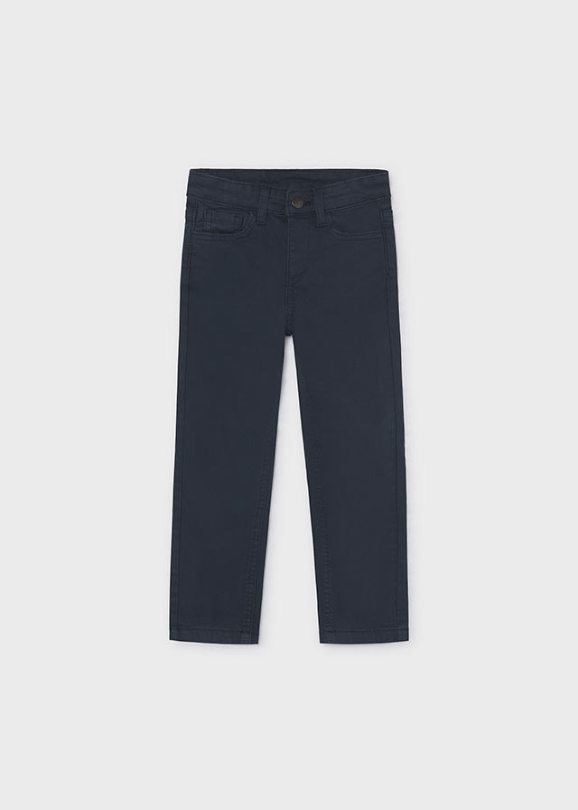 Mayoral pantaloni baieti lungi slim fit cu buzunare 2-10 ani Azul