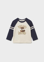 Mayoral bluza baieti Wood Land 12-48 luni Azul