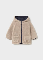 Mayoral geaca baieti reversibila cu blana 12-48 luni Azul