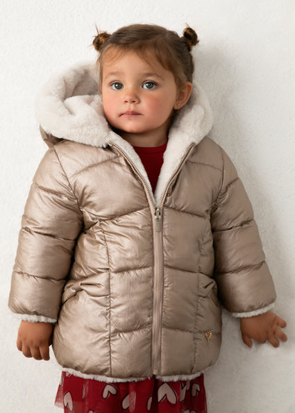 Mayoral geaca fete reversibila 12-48 luni Bronz