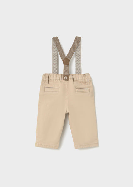 Mayoral pantaloni baieti lungi cu bretele 0-18 luni Frappe Imagine secundară a produsului