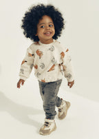 Mayoral blugi baieti jogger 12-48 luni Denim Gri Mediu