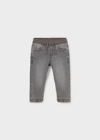 Mayoral blugi baieti jogger 12-48 luni Denim Gri Mediu
