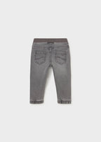 Mayoral blugi baieti jogger 12-48 luni Denim Gri Mediu