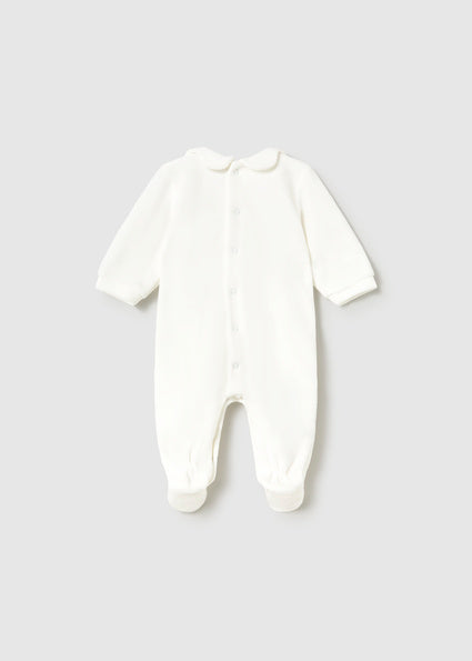 Mayoral salopeta fete 0-18 luni Off-white cu fundita Imagine secundară a produsului