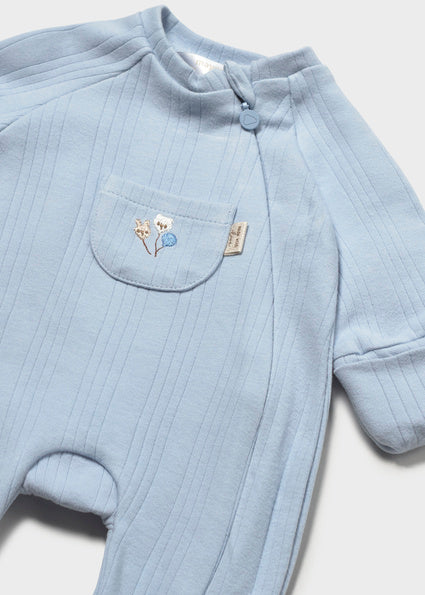 Mayoral salopeta baieti cu maneca lunga 0-6 luni Sky