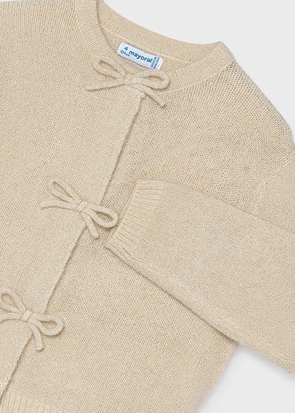Mayoral cardigan fete din tricot cu fundite 2-10 ani Hojaldre vigoré