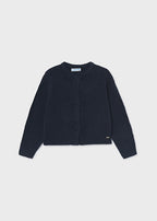 Mayoral cardigan fete din tricot cu fundite 2-10 ani Navy blue