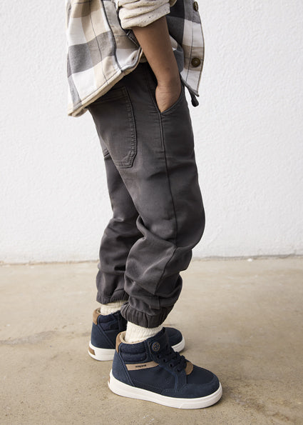 Mayoral pantaloni baieti jogger 5-10 ani Pizarra