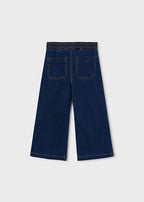 Mayoral pantaloni fete blugi wide leg 2-10 ani Denim super dark