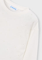 Mayoral compleu fete 3 piese colanti cu cardigan 5-10 ani Negru