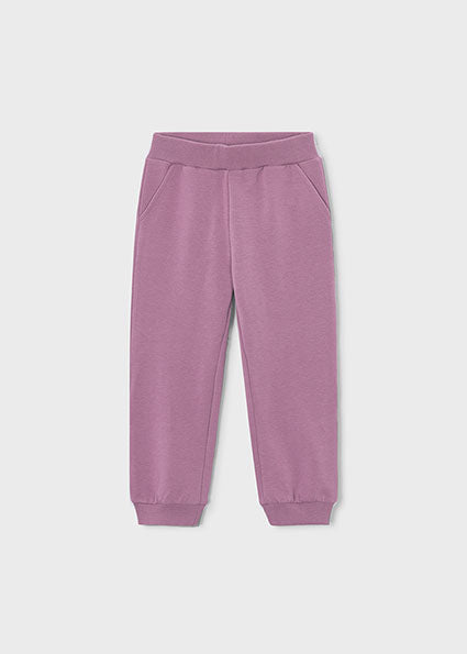 Mayoral trening fete 3 piese cu doi pantaloni 5-10 ani Visiniu cu inimioare