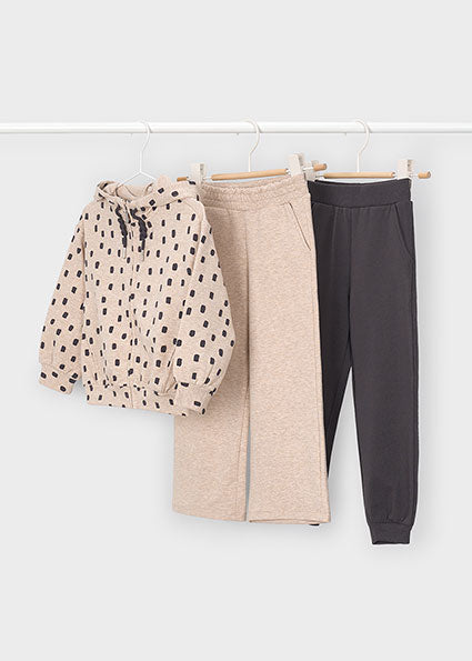 Mayoral trening fete 3 piese cu doi pantaloni 5-10 ani Carbon