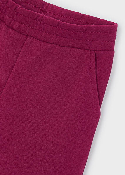Mayoral trening fete 3 piese cu doi pantaloni 5-10 ani Framboise cu fundite
