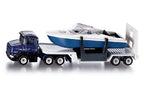 Siku Jucarie masinuta Low Loader with Boat 3ani+